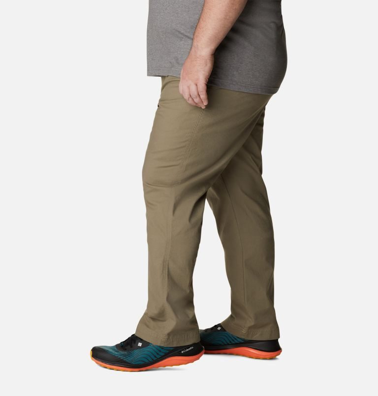 Men's Columbia Flex ROC Pants Olive | Plus Size CA-PA3C0